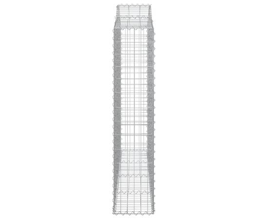 Coșuri gabion arcuite 18 buc, 200x30x140/160cm, fier galvanizat, 5 image