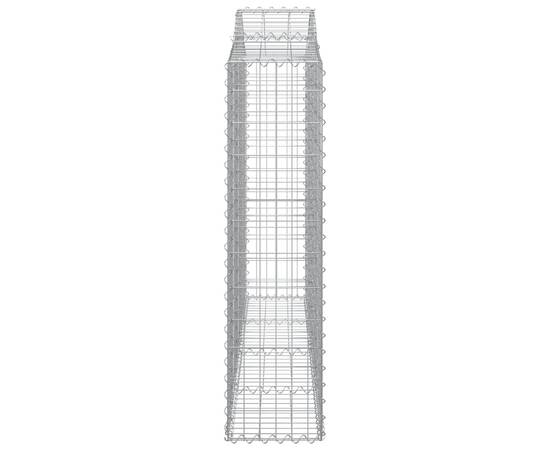 Coșuri gabion arcuite 9 buc, 200x30x120/140 cm, fier galvanizat, 5 image