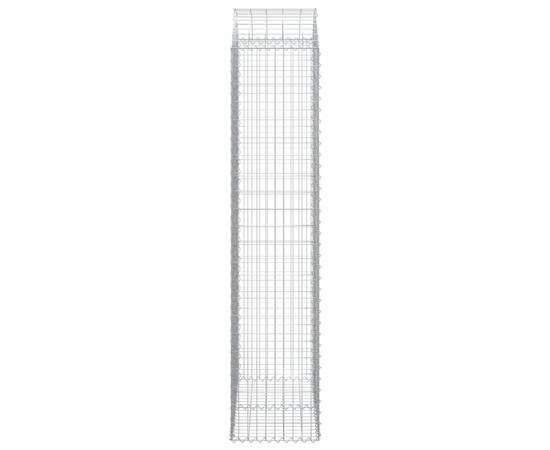 Coș gabion arcuit, 100x50x220/240 cm, fier galvanizat, 4 image