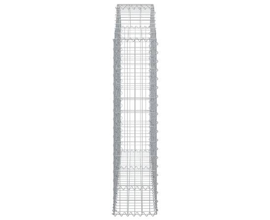 Coș gabion arcuit, 150x30x120/140 cm, fier galvanizat, 4 image