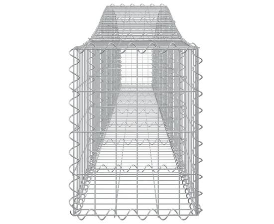 Coșuri gabion arcuite 2 buc, 400x30x40/60 cm, fier galvanizat, 5 image