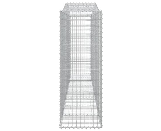 Coșuri gabion arcuite 2 buc, 400x50x140/160 cm, fier galvanizat, 5 image