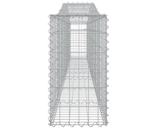 Coșuri gabion arcuite 3 buc, 400x30x60/80 cm, fier galvanizat, 5 image