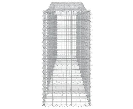 Coșuri gabion arcuite 3 buc, 400x50x100/120 cm fier galvanizat, 5 image