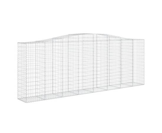 Coșuri gabion arcuite 5 buc, 400x50x140/160 cm, fier galvanizat, 3 image