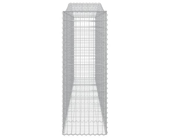 Coșuri gabion arcuite 5 buc, 400x50x140/160 cm, fier galvanizat, 5 image