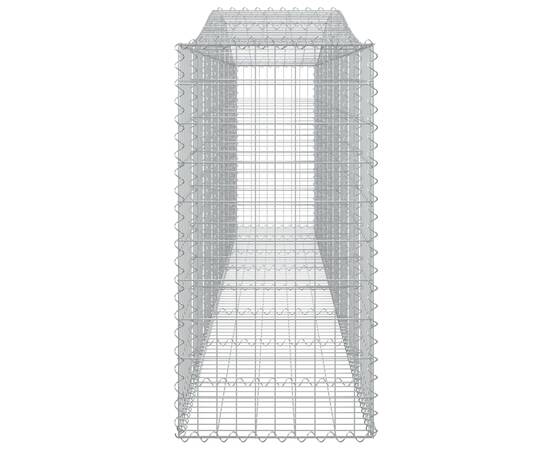 Coșuri gabion arcuite 6 buc, 400x50x100/120 cm fier galvanizat, 5 image