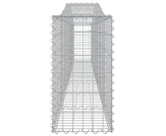 Coșuri gabion arcuite 7 buc, 400x30x60/80 cm, fier galvanizat, 5 image