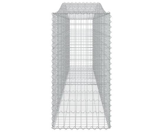 Coșuri gabion arcuite 8 buc, 400x50x100/120 cm fier galvanizat, 5 image