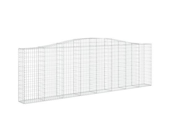 Coșuri gabion arcuite 9 buc. 400x30x120/140 cm, fier galvanizat, 3 image