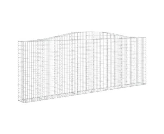 Coșuri gabion arcuite 9 buc. 400x30x140/160 cm fier galvanizat, 3 image