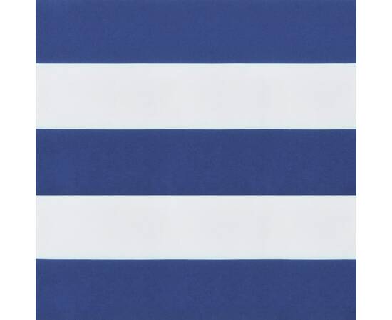 Perne decorative, 4 buc., dungi albastru&alb, 50x50 cm, textil, 7 image