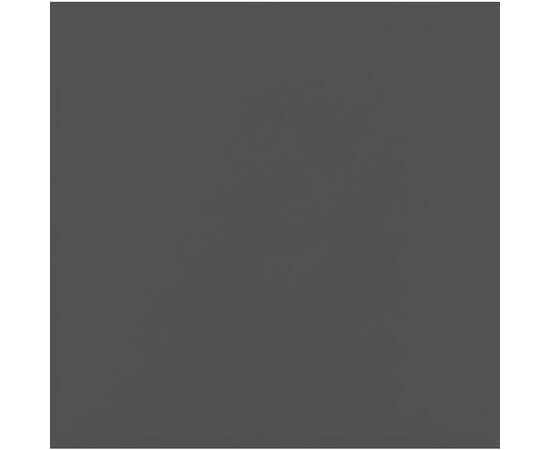 Taburet de grădină cu pernă, negru, poliratan, 6 image