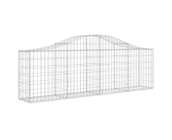 Coșuri gabion arcuite 11 buc, 200x30x60/80 cm, fier galvanizat, 3 image