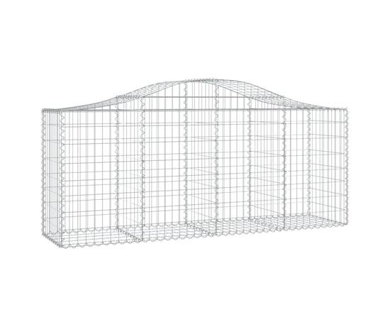 Coșuri gabion arcuite 12 buc, 200x50x80/100 cm, fier galvanizat, 3 image