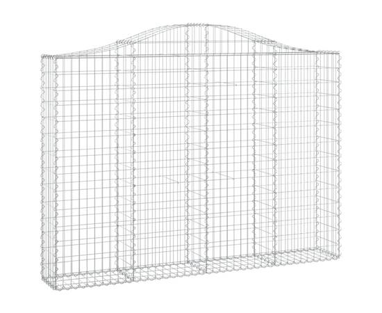 Coșuri gabion arcuite 13 buc, 200x30x140/160cm, fier galvanizat, 3 image