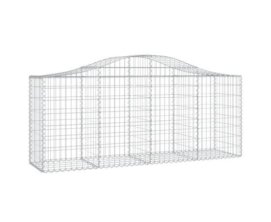 Coșuri gabion arcuite 13 buc, 200x50x80/100 cm, fier galvanizat, 3 image