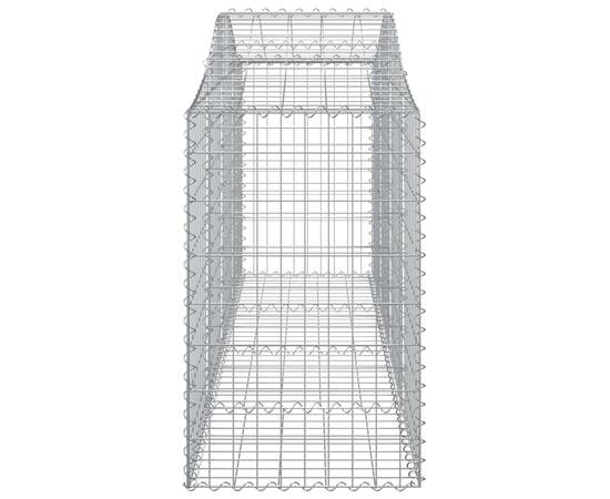 Coșuri gabion arcuite 13 buc, 200x50x80/100 cm, fier galvanizat, 5 image