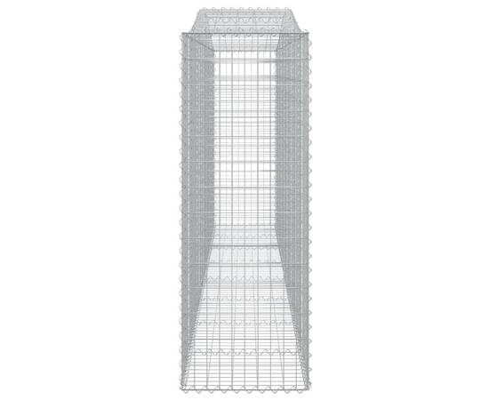 Coșuri gabion arcuite 3 buc, 400x50x140/160 cm, fier galvanizat, 5 image