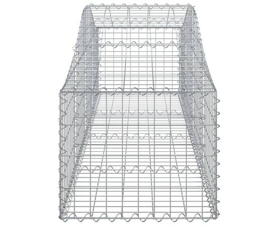 Coșuri gabion arcuite 11 buc, 200x50x40/60 cm, fier galvanizat, 5 image