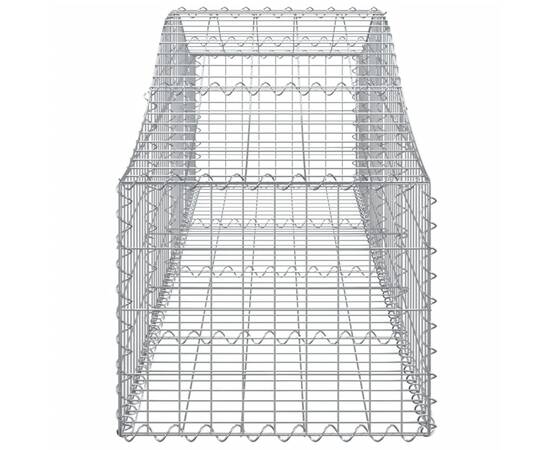 Coșuri gabion arcuite 12 buc, 200x50x40/60 cm, fier galvanizat, 5 image