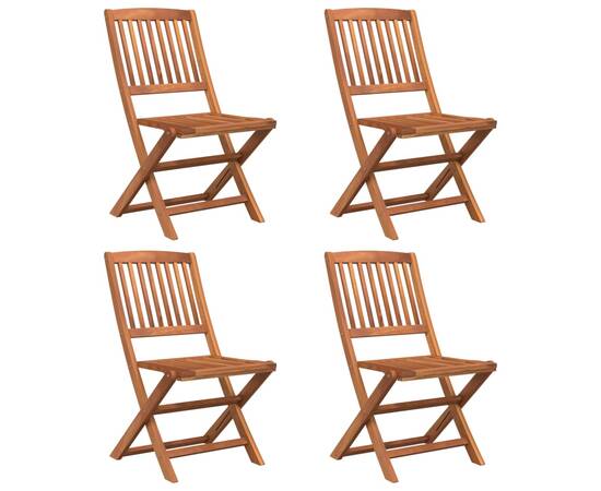 Set mobilier de grădină, 5 piese, lemn masiv de acacia, 4 image