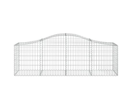 Coșuri gabion arcuite 5 buc, 200x50x60/80 cm, fier galvanizat, 4 image