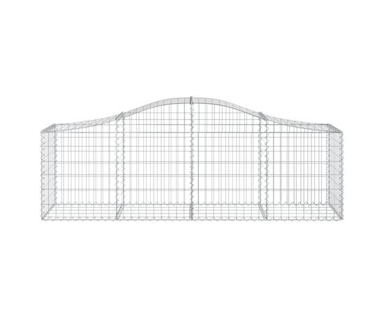 Coșuri gabion arcuite 9 buc, 200x50x60/80 cm, fier galvanizat, 4 image