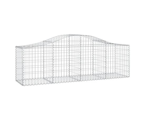 Coșuri gabion arcuite 9 buc, 200x50x60/80 cm, fier galvanizat, 3 image