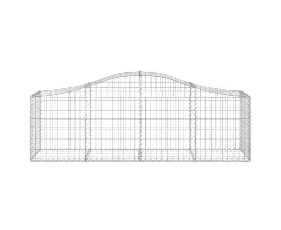 Coșuri gabion arcuite 13 buc, 200x50x60/80 cm, fier galvanizat, 4 image