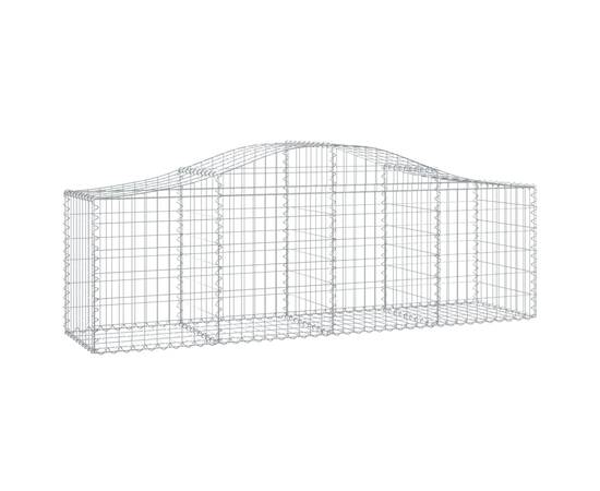 Coșuri gabion arcuite 18 buc, 200x50x60/80 cm, fier galvanizat, 3 image