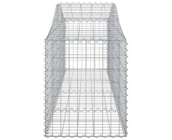 Coșuri gabion arcuite 20 buc, 200x50x60/80 cm, fier galvanizat, 5 image