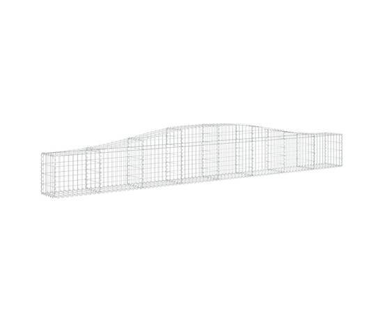 Coșuri gabion arcuite 9 buc, 400x30x40/60 cm, fier galvanizat, 3 image