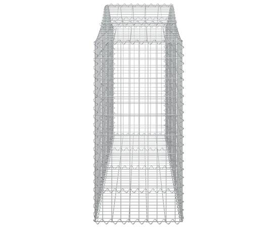 Coșuri gabion arcuite 14 buc, 200x50x100/120cm, fier galvanizat, 5 image