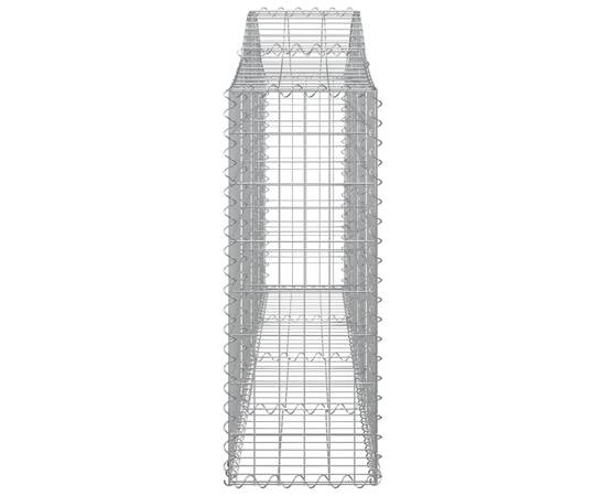 Coșuri gabion arcuite 12 buc, 200x30x80/100cm, fier galvanizat, 5 image