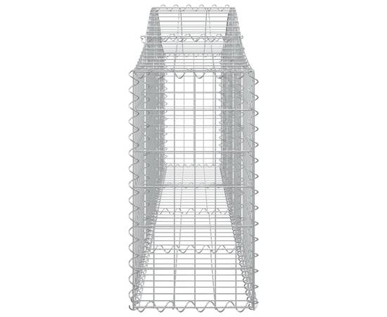 Coșuri gabion arcuite 3 buc, 200x30x60/80 cm, fier galvanizat, 5 image