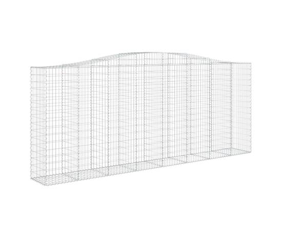 Coșuri gabion arcuite 6 buc. 400x50x160/180 cm, fier galvanizat, 3 image