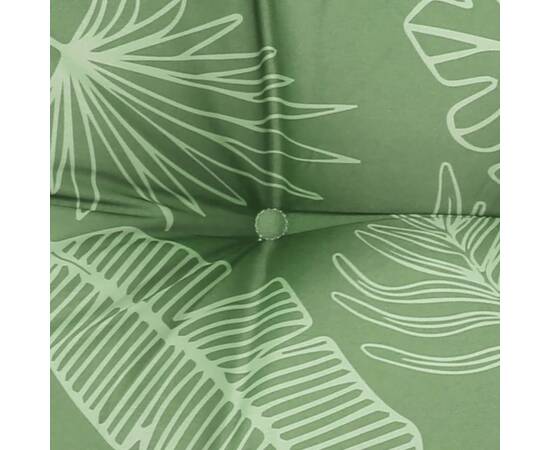 Perne de canapea paleți, 2 buc., țesătură cu model de frunze, 6 image