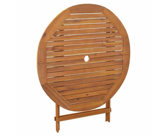 Set mobilier de grădină, 5 piese, lemn masiv de acacia, 10 image