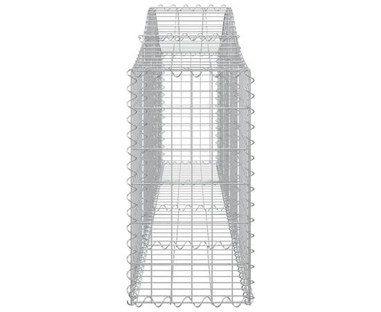 Coșuri gabion arcuite 5 buc, 200x30x60/80 cm, fier galvanizat, 5 image