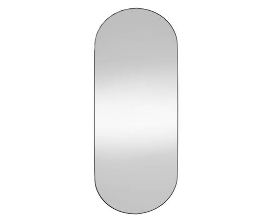 Oglindă de perete, 30x70 cm, oval, sticlă, 3 image