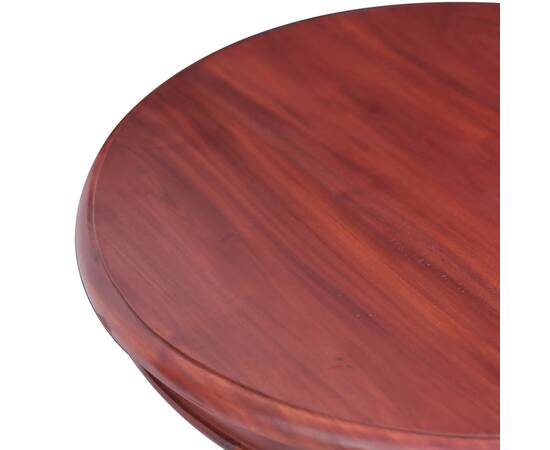 Masă laterală, maro, 50 x 50 x 65 cm, lemn masiv de mahon, 3 image