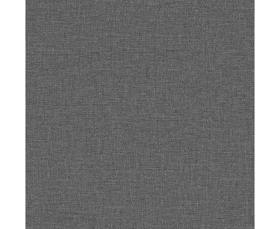Fotoliu canapea, gri închis, 64x64x90 cm, material textil, 7 image