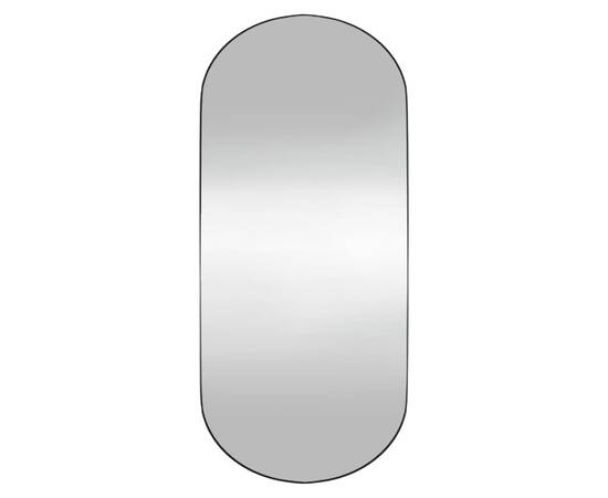 Oglindă de perete, 35x80 cm, oval, sticlă, 2 image