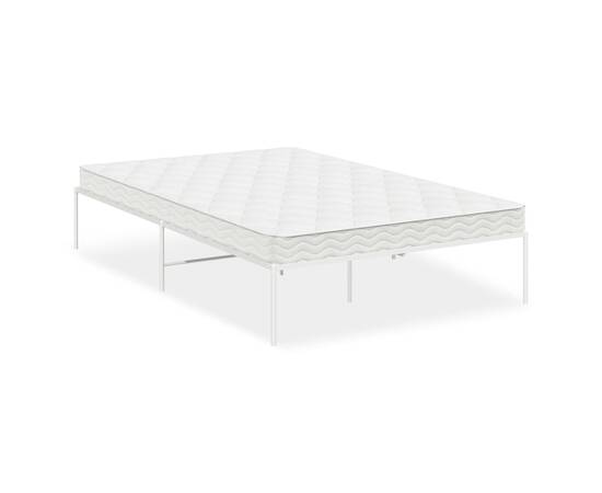 Cadru de pat, alb, 196x126x31 cm, oțel, 2 image