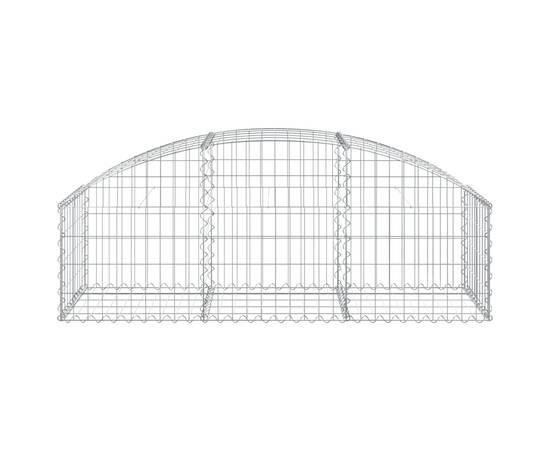 Coș gabion arcuit, 150x50x40/60 cm, fier galvanizat, 3 image