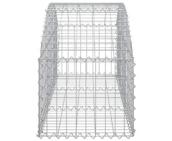 Coș gabion arcuit, 150x50x40/60 cm, fier galvanizat, 4 image