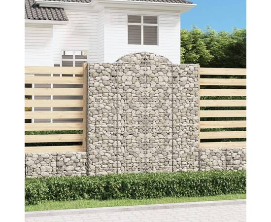 Coș gabion arcuit, 200x30x220/240, fier galvanizat