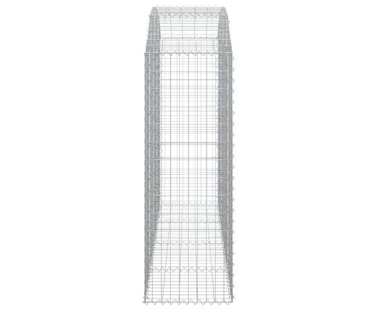 Coș gabion arcuit, 200x50x140/160 cm, fier galvanizat, 4 image