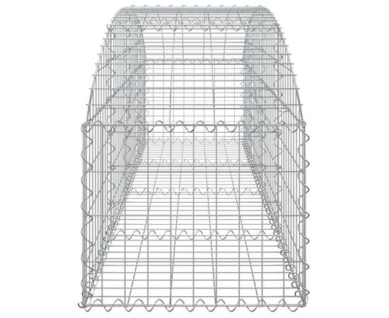 Coș gabion arcuit, 200x50x40/60 cm, fier galvanizat, 4 image